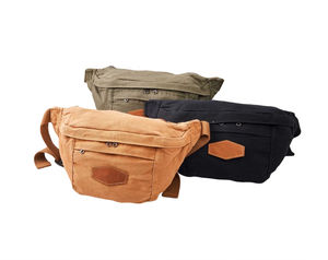Premium Quality <b>Men's</b> Multifunctional Canvas Waist <b>Bag</b> New Trends Vintage Daily Style Zipper Anti-Theft Water-Proof Custom Logo - Product Image 1