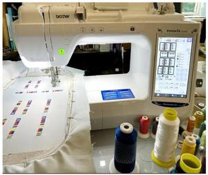 จักรเย็บผ้าและ Embr0idery ในตัวที่ใช้ VE2200พี่ชายที่บ้าน318การออกแบบอัตโนมัติพร้อมมอเตอร์เป็นส่วนประกอบหลัก - Product Image 2