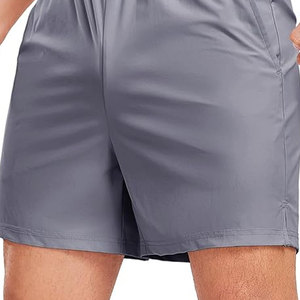Shorts Deportivos de Alta Calidad al por Mayor para Entrenamiento y Fitness, Tejido de Secado Rápido, Cintura Alta con Cordón Ajustable, Algodón/Poliéster - Product Image 5