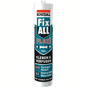 SOUDAL 470g Cartridge Fix All Flexi <b>White</b> Office Adhesive and Sealant - Product Image 3