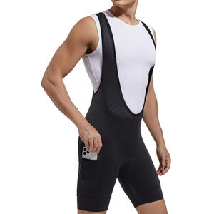 Short de cyclisme taille haute avec poche Short de cyclisme rembourré personnalisé Design sans couture Short de cyclisme pour hommes personnalisé - Product Image 1