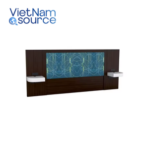 Detalles interiores del hotel de alta gama. Soluciones completas de muebles de dormitorio. Conjunto de diseño de cabecero elegante. Producción FÁBRICA DE Vietnam. - Product Image 1