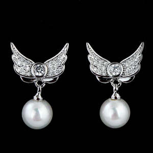 Women's Fancy Ear <b>Tops</b> - <b>Silver</b> - Product Image 1
