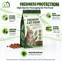 Sacs d'emballage pour aliments pour chiens, type stand-up, économiques et pratiques, avec logo personnalisable, imprimés, sacs pour aliments pour animaux de compagnie