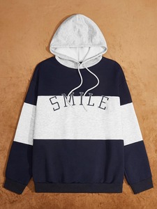 Sudaderas con capucha con logotipo personalizado directo de fábrica, sudaderas con capucha con estampado liso para hombre, venta al por mayor - Product Image 2