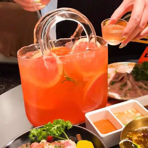 रचनात्मक अद्वितीय ग्लास हैंडबैग वाइन कॉकटेल पार्टी मार्टिनी होम बार के अद्वितीय कॉकटेल चश्मा - Product Image 2