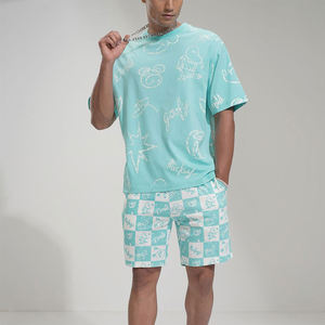 Short de bain sublimé en polyester pour hommes Short à séchage rapide Design personnalisé Taille élastique Short d'été confortable - Product Image 5