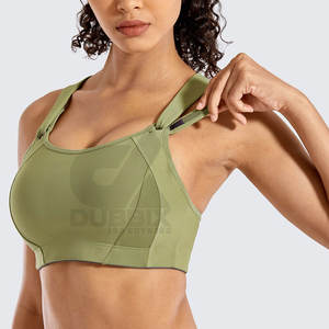 Sujetador deportivo adelgazante con estampado personalizado, ropa deportiva de gimnasio de secado rápido de alta elasticidad, nuevo servicio OEM liso, sujetador para correr con etiqueta privada - Product Image 2