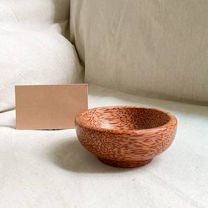 Bol de service en bois de coco vaisselle sans danger pour les aliments bols en bois de coco compostables de l'usine du Vietnam - Product Image 5