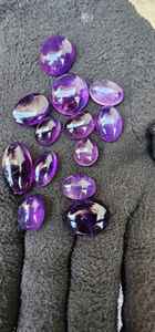 พลอยอเมทิสต์ธรรมชาติ Cabochon คุณภาพระดับพรีเมียมสําหรับทําต่างหูและสร้อยคอในราคาขายส่งเพื่อการส่งออกจํานวนมาก - Product Image 4