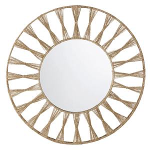 Vietrustic Hot Sale <b>Wall</b> Accessories Seagrass Jute <b>Mirror</b> For Office Decor - Product Image 4