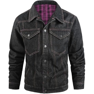 Custom <b>Men's</b> Outdoor Vintage <b>Jacket</b> Zipper Embroidered vintage <b>Jacket</b> - Product Image 1