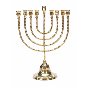Nuevo portavelas de metal creativo menorah para decoración de Navidad, centro de mesa de boda, candelabro, Decoración de mesa para el hogar - Product Image 6