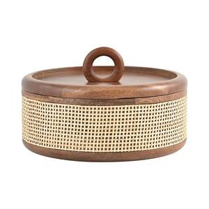 Caja de Chapati de Madera Artesanal de Alta Calidad con Tapa Tallada para Uso en la Cocina, Apta para Lavavajillas y Resistente a la Humedad - Product Image 2