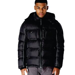 แจ็คเก็ตกันหนาวแบบควิลท์ ยี่ห้อสั่งทำ ผลิตจากวัสดุรักษ์โลก กันน้ำ กันลม สำหรับทุกเพศ ตกแต่งสไตล์วินเทจ พร้อมโลโก้สั่งทำ ซิปด้านหน้า - Product Image 2