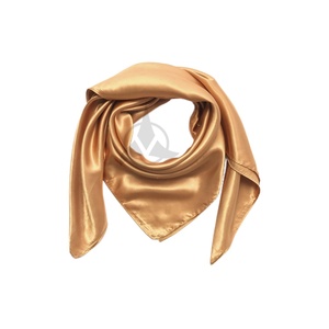 Bufanda de seda transpirable de tacto suave de 52*52cm, bufanda de primavera personalizable larga étnica con estampado Floral artístico - Product Image 3