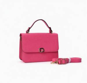 Borsa a Tracolla e Borsetta in PU Testurizzato per Donne con Cinghia Singola, Motivo Lichee, Fodera in Poliestere - Product Image 4