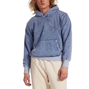 Jersey de algodón pesado, sudaderas con capucha, sudaderas lavadas Vintage para hombre, ropa de calle Regular de ajuste, respetuoso con el medio ambiente de invierno - Product Image 6