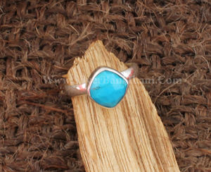 Vente en gros de bague en argent sterling 925 turquoise naturelle faite à la main en filigrane de bohème design de mariage bijoux de mode unisexe - Product Image 6