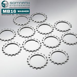 Rondelle de blocage de haute qualité MB16 pour écrous de blocage métriques KM16     MB01 à MB40 Accessoire de roulement Rondelle de blocage - Product Image 6