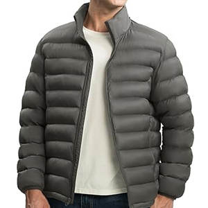 Veste matelassée à capuche imperméable pour homme OEM, chaude, légère, matelassée, manteau d'hiver, design de poche, fournisseur en gros - Product Image 5