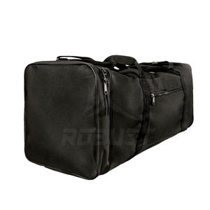 Grand sac de sport en polyester noir de haute qualité avec doublure en toile sac à dos étanche pour les voyages et le fitness en gros - Product Image 4
