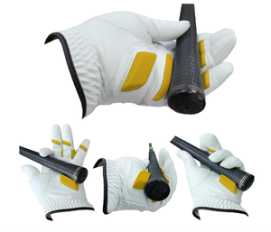 Logo personnalisable Gant de golf unisexe de haute qualité Cabretta Gants de golf en cuir de mouton pour les mains gauche et droite - Product Image 2