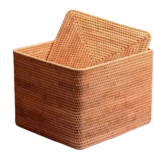 Core Rattan Korb natürlichen Rattan runden gewebten Korb viele schöne Design guten Preis Rattan Korb für den Export