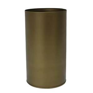 Juego decorativo de jardín de 2 macetas metálicas medianas maceta de jardinería de color antiguo de latón para el hogar y hoteles decoraciones al aire libre - Product Image 3