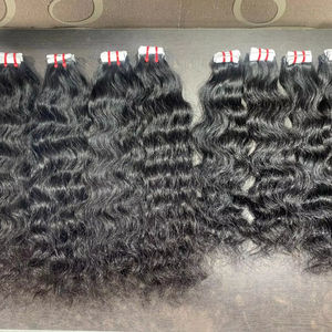 Tapein South Indian Temple Materia prima HD encaje elegante onda modelo número Remy grado trama Extensiones de Cabello 100% paquetes humanos - Product Image 1