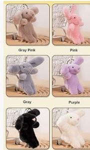 Porte-clés en peluche lapin en coton mignon 3,5 pouces Mini porte-monnaie Charme Pendentif Cadeau Fabriqué en Inde pour femmes - Product Image 3