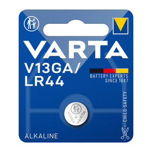 แบตเตอรี่แบบกระดุม Varta รุ่น V13ga สีดำ 1 ชิ้น - Product Image 1