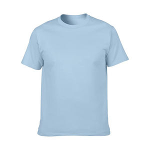 Top qualité en gros personnalisé votre logo de marque 100% coton blanc hommes T-shirt uni décontracté hommes T-shirt surdimensionné grande taille T-shirt - Product Image 5