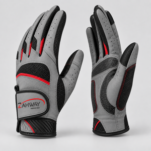 Guantes de Golf Unisex de Piel de Oveja con Impresión Personalizada, Protección Transpirable en la Palma, Guantes de Golf Duraderos de Calidad para Deportes - Product Image 2