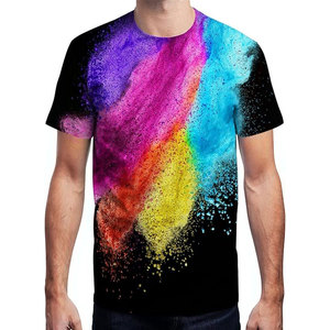 Tissu doux et durable Imprimés graphiques uniques T-shirts en coton épais surdimensionné pour hommes - Product Image 3