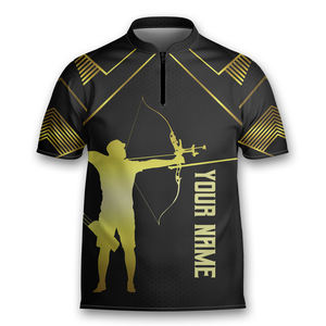 Venta superior Camisas de Tiro con Arco personalizadas Rendimiento Estirable Ligero Equipo Jersey Transpirable Secado rápido Tiro reversible para - Product Image 1