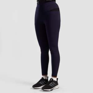 Leggings Flexbelle bleu marine, coupe ajustée, pantalon de yoga, effet push-up, tailles XL 3XL, tricoté en Spandex et Nylon, motif Tie-Dye avec strass à la taille - Product Image 1
