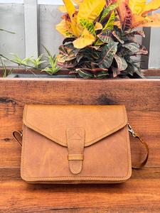 Sac à bandoulière en cuir pleine fleur fait à la main de qualité supérieure Vintage en cuir véritable sac à main pour femmes luxe occidental sac à main personnalisé - Product Image 3