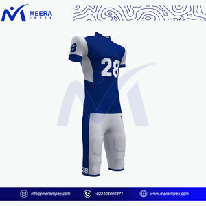 Camisetas de fútbol americano hechas a medida, conjuntos de uniformes sublimados transpirables, equipos impresos, envío de DHL, cobertura mundial personalizada - Product Image 3