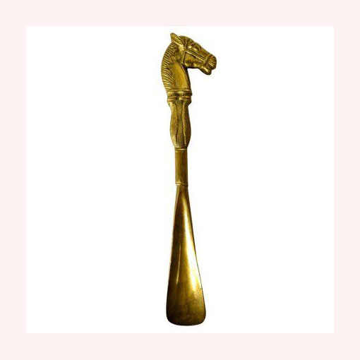 Deluxe Solid Brass Shoe Horn Ergonomic, Durable, and Elegant Accessory for Shoe Lovers and Gentlemen Alike