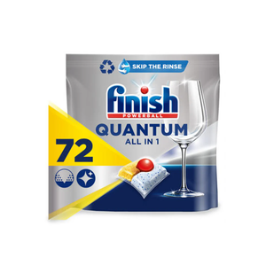 Tecnología de Limpieza Cuántica - Pastillas para Lavavajillas Finish Powerball Todo en 1, Paquete de 72 - Product Image 5