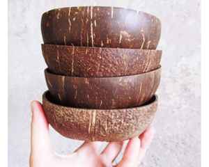 ชามกะลามะพร้าวธรรมชาติใช้ตกแต่งทำมือจากเวียดนาม - Product Image 4