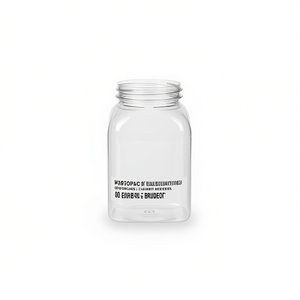 "High Quality <b>Square</b> PVC Jar with Wide Neck-Laboratory Bottles by Burkle GmbH" - Product Image 2