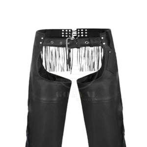 เสื้อผ้าแฟชั่นสำหรับผู้หญิงกางเกงหนังเอวขนาดกลางสำหรับฤดูหนาว - Product Image 4