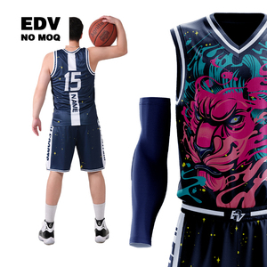 Entrega rápida Jersey de baloncesto de secado rápido Fabricación fina Uniforme de baloncesto de talla grande para club - Product Image 1