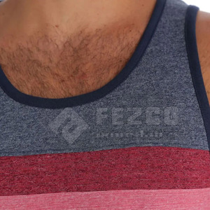 Débardeur à double couture pour hommes pour une utilisation durable Débardeur sans manches de couleur personnalisée pour hommes Commande en gros - Product Image 5