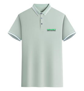 เสื้อลำลองถักไซส์ใหญ่สำหรับผู้ชายผ้าฝ้าย100% กันยับพิมพ์โลโก้ทรงปกติ - Product Image 5
