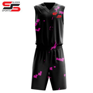 Nouvelle conception tendance, uniforme de basket-ball personnalisé de haute qualité, couleur unie, polyester, uniforme de basket-ball pour hommes - Product Image 1