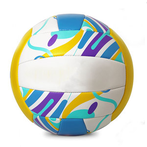 Ballon de beach-volley de qualité professionnelle – Taille 5, PVC et PU, cousu à la machine, pour compétition et jeu occasionnel, fabriqué au Pakistan - Product Image 2
