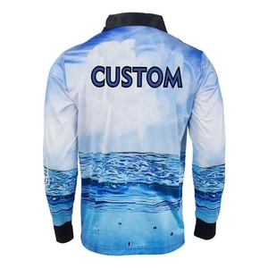 Pêche aventure t-shirt Logo personnalisé poisson chasse chemise moderne mode blanc à manches longues pour hommes femmes vêtements de pêche vêtements de sport - Product Image 5